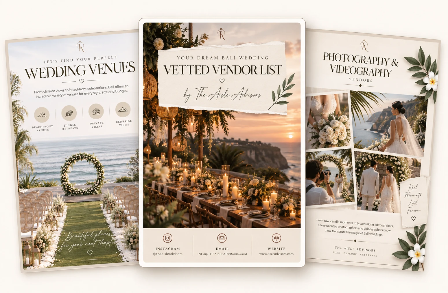Bali Vetted Vendor List by The Aisle Advisors cover