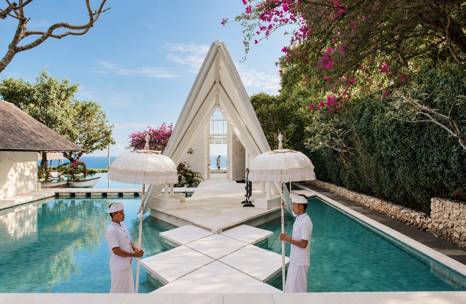 A destination wedding venue in Indonesia