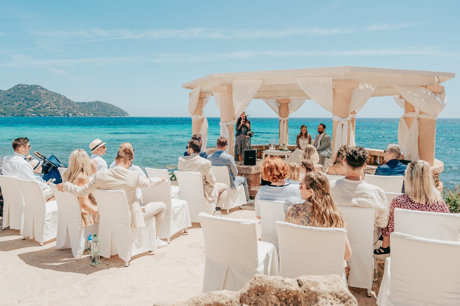 Oceanfront restaurant, Spain